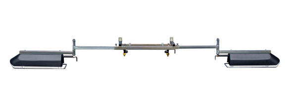 Double sided light covered boom